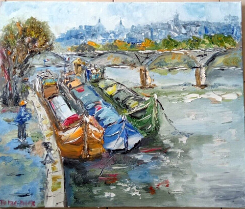 Paris pont des arts - le,