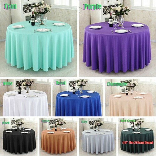 Nappe ronde polyester - nappe,