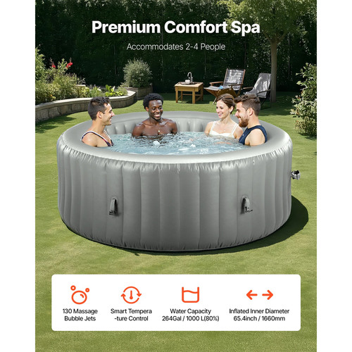 Spa gonflable rond bains - rond, À