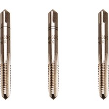 JEU DE 3 TARAUDS HSS-G FILETAGE STANDARD M 6 x 1.00