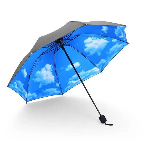 Folding umbrella sky cloud - folding,