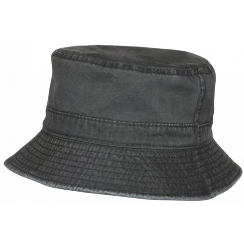Chapeau bob gris coton - gris, en