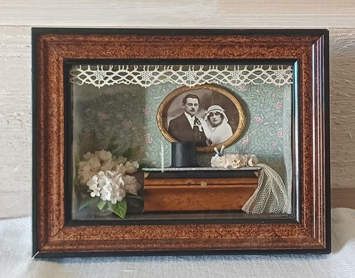 Tableau vitrine diorama décor - vitrine,
