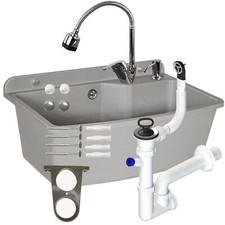 Lavabo gris 61,5 cm avec