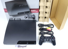 Sony PlayStation 3 PS3 Noir Charbon Console CECH-3000B 320Go Boîte Très Bon F/S