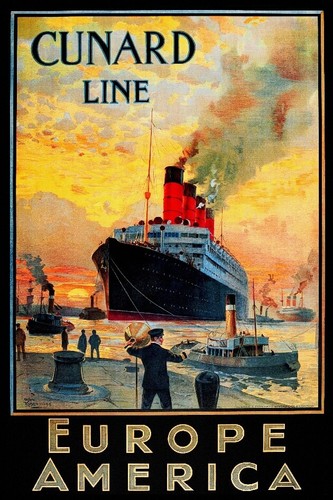 Cunard line europe america - europe,