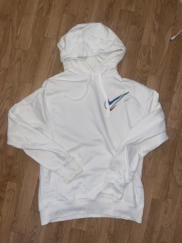 Sweat capuche nike blanc - à,