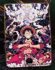 Monkey D. Luffy One Piece CARTE GOLD METAL Japan Anime Manga A Collectionner
