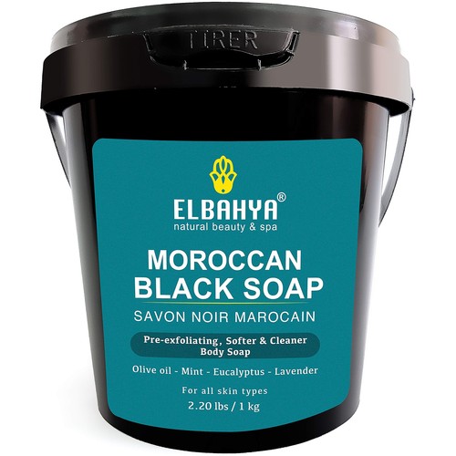 Moroccan black soap for hammam - moroccan,