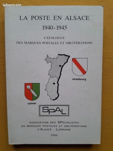 Poste alsace 1940 1945 - poste, alsace.