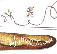 France 2024 La baguette French bread Unique Scented Unusual Miniature sheet
