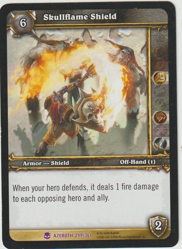 Carte skullflame shield - skullflame,