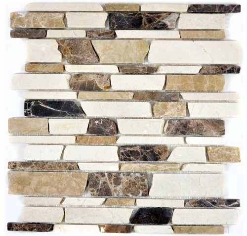 Carrelage mosaïque marbre