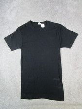 Petit Bateau Shirt Womens 3Xs Black Cotton Top *