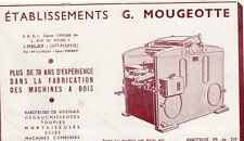 ETS MOUGEOTTE PLANER RUE DE MOGES MELAY ADVERTISING 1951 FRENCH AD