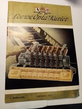 Lion Opta Courier - a rarity - magazine from 1956 issue 1 (radio magazine)