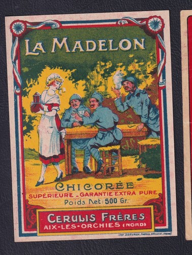 Ancienne étiquette chicorée - ancienne,