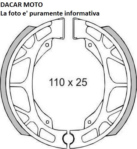 Paire patins frein aprilia - de,