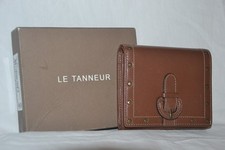 Porte  monnaie Le Tanneur en cuir, également porte cartes et portefeuille. Neuf