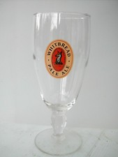 * VERRE A BIERE WHITBREAD PALE ALE 7 cm de Ø 17,5 cm de haut