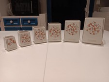 pot à épices (6) à fleurs