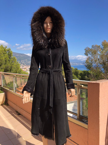 Manteau hiver daim 36 - manteau,
