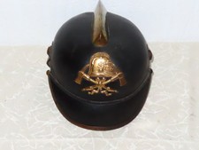 Casque Pompier En Cuir Avec