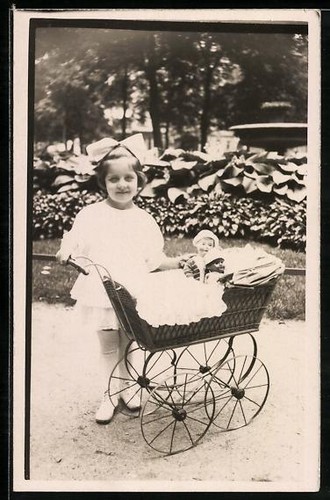 Carte postale photo - , filles