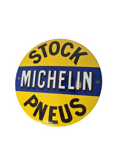 Plaque émaillée michelin - plaque,