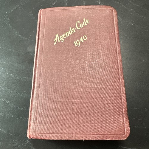 Agenda code 1940 - 1940,