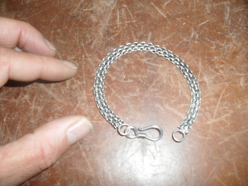 Bracelet bain argent indien - le,
