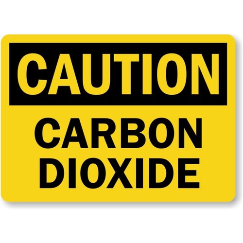 Carbon dioxide sign aluminum - dioxide,