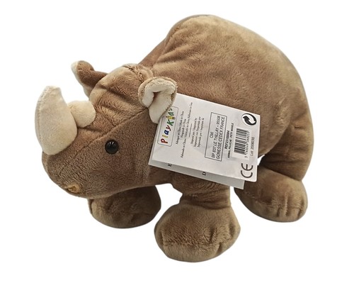 Peluche playkids rhinocéros - peluche,