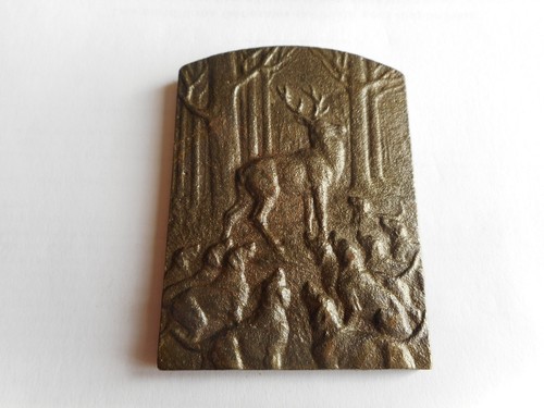 Bas relief acier chasse - bas, à
