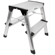 Escabeau alu 2 marches -