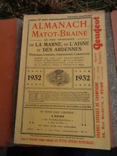 ALMANACH MATOT-BRAINE MARNE