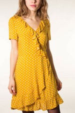 Robe hannah jaune neuve taille