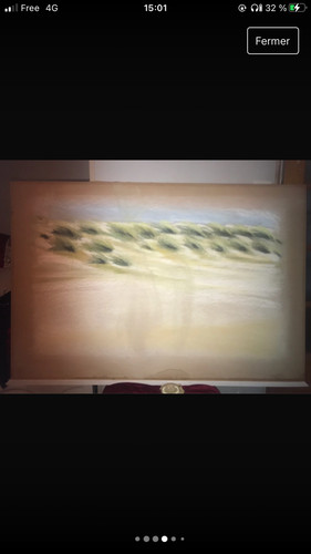 Toile artiste contemporain - toile,