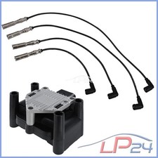 BOBINE D'ALLUMAGE + JEU DE CÂBLES D'ALLUMAGE 4 PIÈCES POUR VW BORA 1J GOLF 4 1J