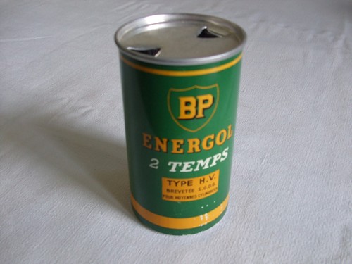 Ancien bidon huile bp - ancien,