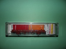 ELECTROTREN short rancher flat wagon + 2 containers 1421-4 (No. 1bis)
