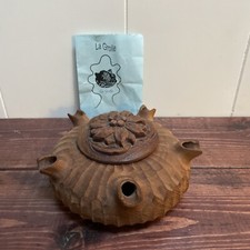 Vintage French La Grolle Friendship Cup 1970s Savoyard 5 Spout Carved