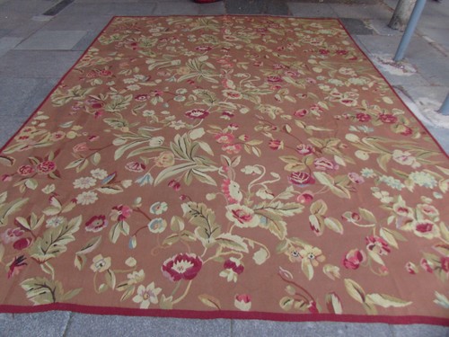 Tapis vintage fait main - tapis,