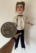 RARE automate ancienne poupée
