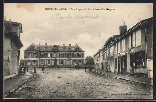 Cpa montier der - montier-en-der,, place