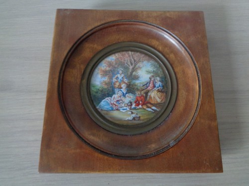 Cadre peinture miniature - miniature, scene
