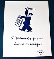 WOLINSKI "A MAUVAISE PRESSE