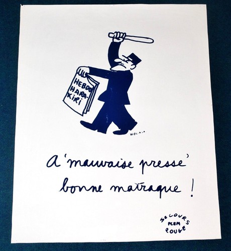 Wolinski mauvaise presse - mauvaise,