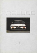 Catalogue Brochure Honda Prelude 1986 France
