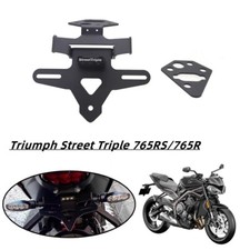 For Triumph Street Triple 765RS 765R License Plate Holder Rear Tail Tidy Fender